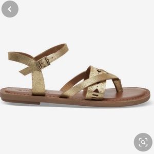 TOMS Lexie Sandal Gladiator Gold W12